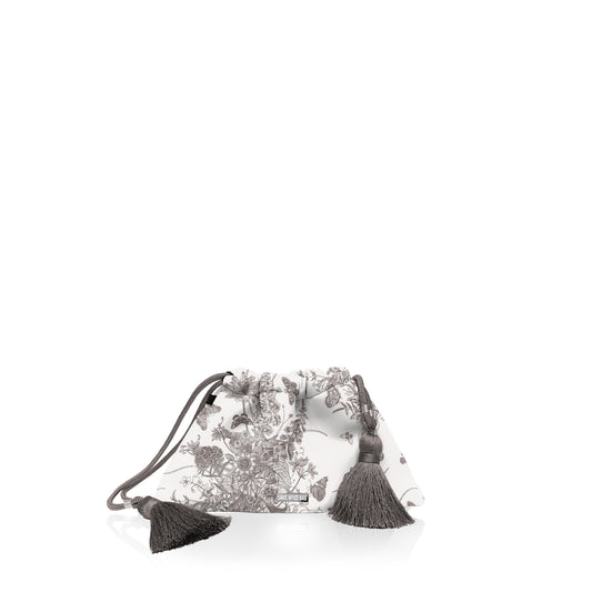 Cartera Clutchy Toile Garden Gris