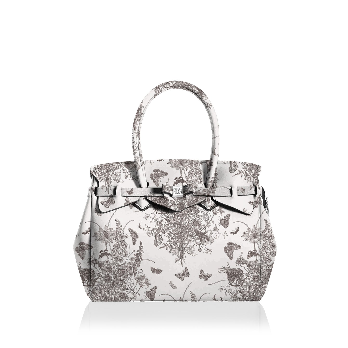 Cartera Miss Plus Toile Garden Gris