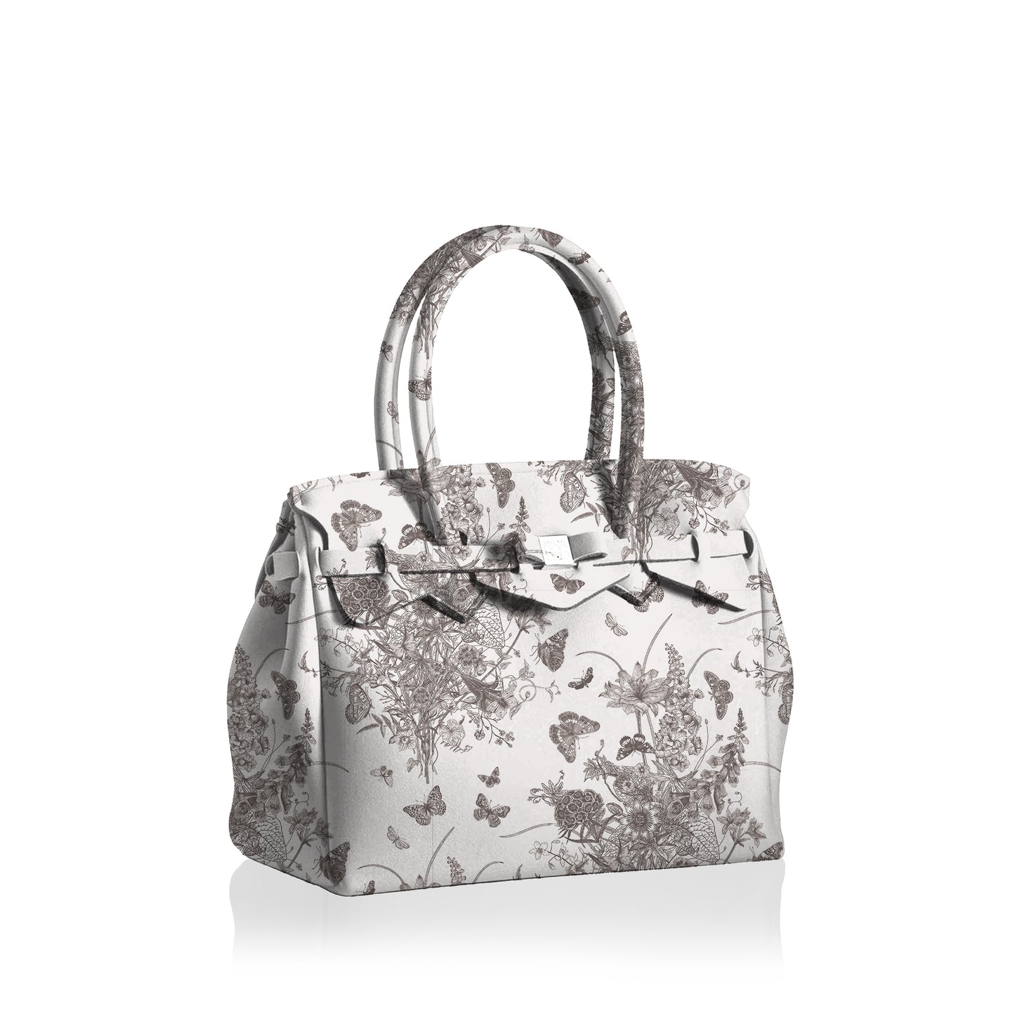 Cartera Miss Plus Toile Garden Gris