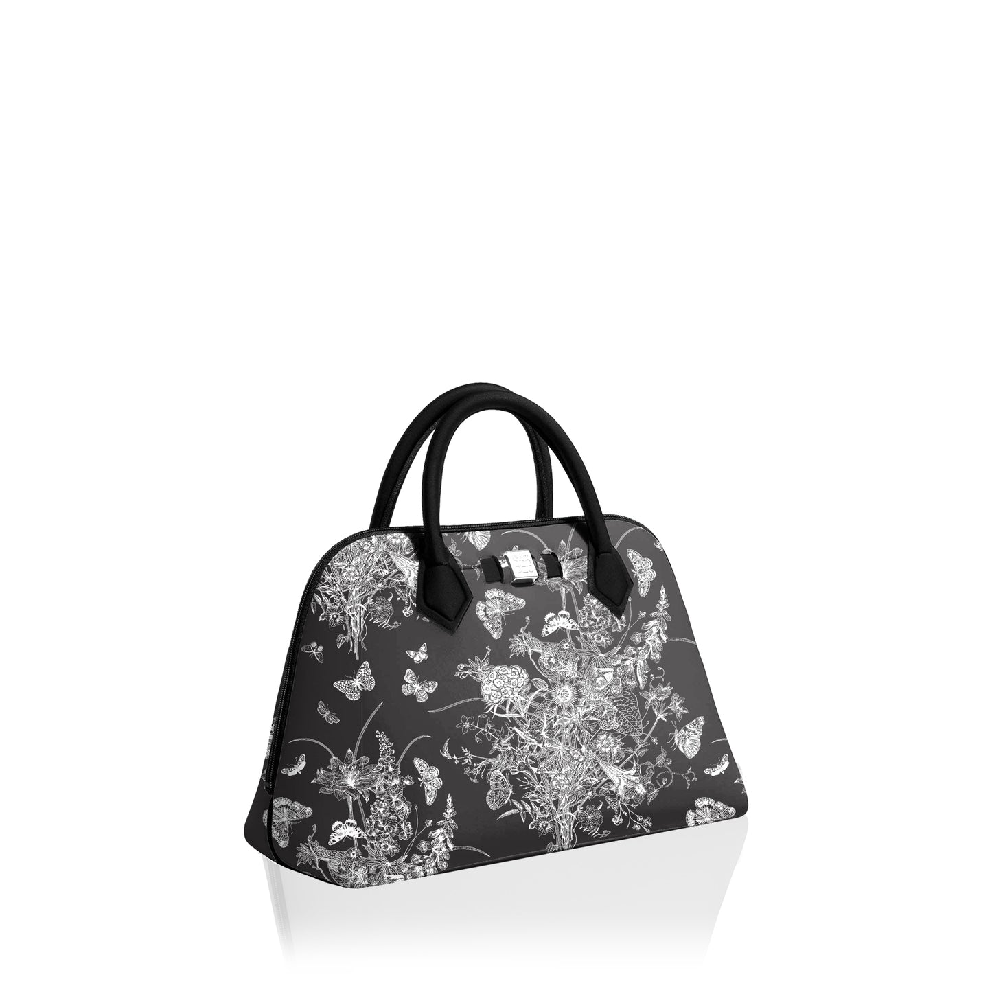 Cartera Princess Midi Toile Garden Noir